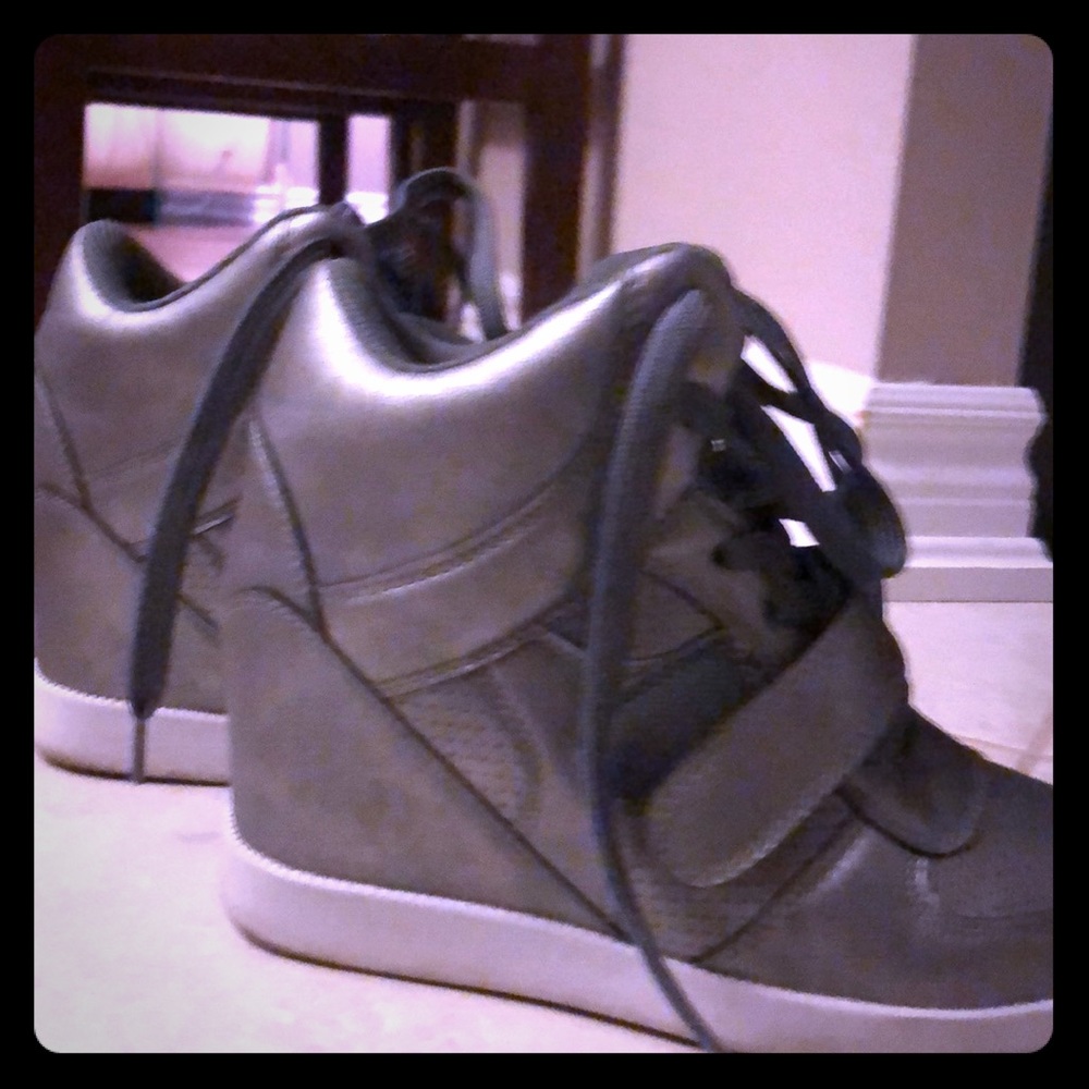ShoeDazzle wedge sneakers